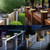 Brightever Solar Post Cap Lights 8-Pack for 4x4 4.5x4.5 5x5 Post, Black