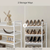 "Shoe Rack, Long Shoe Organizer,Max Holds 50 Pairs,8 Tier Metal Shoe Storage Shel Size: 8 Tier, Color: White"