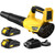 Leaf Blower, Electric Cordless Leaf Blower with 2 Batteries and Charger, 2 Speed Mode, Lightweight Cordless Blower for Blowing Leaves, Patio Cleaning, Blowers for Lawn Care and Dust