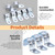 Tanstic 30Pcs 3/8 Inch EMT Pipe Strap Zinc Plated Steel One Hole Strap Conduit Clamp Rigid Pipe Strap for Pipe Fixing