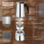 DITOSH 12 Cup Stovetop Espresso Maker Stainless Steel Moka Pot Stove Top Percolator Italian Coffee Makers Capable Mocha Greca Machine Cafe Classic Induction Cookers for Home and Camping 600ml 20oz