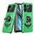 Mocotto for BLU View 5 Case with Tempered Glass Screen Protector,Military Grade Heavy Duty Shockproof Protective Cover,with Ring Kickstand for BLU View 5 (Green)