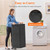 Lifewit 80L Large Laundry Basket with Handles, Black