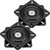 HOZEON 2 Pack 6.25 Inch Bar Stool Swivel Plate, Square Swivel Stool Replacement, Heavy Duty Ball Bearing Swivel Base Mount Plate 360° Swivel Mechanism for Furniture, Boat Seat, Black