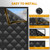 DZGKGM RV Insulated Door Cover, Magnetic Thermal Curtain, 33 x 80 in