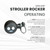 Rechargeable Stroller Pram Rocker, Portable Weatherproof Baby Sleep Device, Fits All Stollers & Prams - Adjustable Speed, Long-Lasting Battery