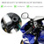 KVAEY 2PCS Motorcycle Handlebar Mirror Mount Holder, 8mm 7/8" Handlebar Clamp Rearview Side Mirror Adapter, Aluminum Motorcycle Mirror Mount Clamp for ATV Street Bike Scooter (Silver, 10mm)
