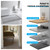 Carpet Edge Trim Strip, Self Adhesive Carpet Edge Strip, Flexible Floor Transition Strip from Carpet to Tile, PVC Threshold Transitions Suitable for Home Doorway Kitchen Entry (Dark Grey, 16.4 FT)