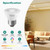 DiCUNO PAR16 LED Bulb Dimmable, 50W Eq, Warm White 2700K, 550LM, 6-Pack