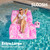 SLOOSH Inflatable Pool Floats Adult - Extreme Comfort Pool Lounge Chair with Detachable Cup Holder, Heavy Duty Lounger Floating Recliner Blow Up Floaties Water Floaty Lake Beach Tanning Float (Pink)