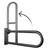 WochiTV 29.5 Inch Handicap Grab Bars Foldable Stainless Toilet Handrail