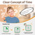 Visual Timer, Pomodoro Timers for Kids Adults, 60-Minute Countdown Desk Timer for Productivity, Silent ADHD Timer for Kids Toddlers, Kitchen for Cooking