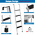 OUTPRIZE 52" Aluminum RV Bunk Ladder, Integrated Camper Bunk Bed Ladder