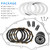 GOLKNHA Clutch Kit & Clutch Cover Gasket & Oil Filter kit Compatible with Kawasaki Ninja 400 EX400 Z400 ER400 2018-2024