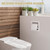 Neodrain White 304 Stainless Steel Recessed in Wall Toilet Paper Holder