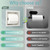 Neodrain White 304 Stainless Steel Recessed in Wall Toilet Paper Holder