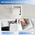 Neodrain White 304 Stainless Steel Recessed in Wall Toilet Paper Holder