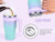 Zukro 20 oz Ceramic Lined Insulated Tumbler with Handle and Straw