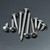 200pcs #4 x 1/4" Phillips Truss Head Sheet Metal Screws 304 SS w/Bit