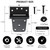 3-1/2 Inch Self Closing Gate Hinges, Spring T Hinges, Black, 4 Pack