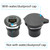 RJ45 Cat 6 Panel Mount Connector Adapter, Gigabit Network Ethernet Port