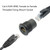 RJ45 Cat 6 Panel Mount Connector Adapter, Gigabit Network Ethernet Port