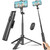 Selfie Stick Tripod for Phone with Remote Control & Holder, 63 Inch, Black