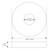 OFFO 4.5" Extra Large Shower Arm Flange Oil Rubbed Bronze in Outer Diameter Replacement Shower Head Arm Escutcheon Plate Suitable for Most Brands Shower Head Arms