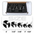 5Pc Forstner Drill Bit,1-3/4",2",2-1/8",2-1/2",3" Triple Flute Tungsten