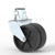 TOWKING 2000lbs Dual 6" Trailer Jack Swivel Caster, Wheel Replacement