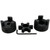 Saelno 7/16" to 7/8" L075 Flexible 3-Piece L-Jaw Coupling Coupler Set & Rubber Spider for Log Wood Splitter,Multi-Flex Couplings L075-7/16-7/8