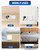 2 PCS Magnetic Vent Covers 12"X12" - Strong Magnetic Air Vent Covers for Ceiling/Wall/HVAC, White Square Vent Covers for Home & Rv (Fits Steel Vents)