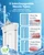 WAFLOO Water Flosser Travel Mini Cordless Portable: 5 Modes for Brace