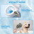 Filtered Shower Head With Handheld Spray Combo for Hard Water,High Pressure 6" Rain & 5" Handheld Dual Shower Head,Detachable,69" Stainless Steel Shower Hose,2PCS Filters