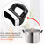 2pcs Replacement Pot Handle, Metal Short Pan Side Handles Ear Replacement, Anti Scalding Metal Pot Handles Cooker Steamer Sauce Pot Handle Side for Home Kitchen Tools