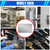Uxney 0.8mm Stainless Steel Sheet 4x6 Inch, 430 Magnetic Stainless Steel Plate, 20 Gauge Metal Sheet for Wall, DIY, Crafts, Jewelry, Electrical Repair (2 Pack)