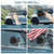EJYTRVT Car Flag Pole, Car Flag Holder with Adjustable Angle Suction Cup Mount, Universal Flag Pole for Car, Trucks, SUV, RV, Camper, Trailer, Vehicle – Easy Installation (1 Pack)