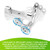 Mofun Rear Passenger Footboard Mount Kit Fit for Harley Touring 1993-2024