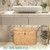 SIEUSALEVN Toilet Paper Storage, Water Hyacinth Baskets with Lid, Toilet Paper Baskets for Storage Holder 6 Rolls, Papers Basket with Built-in Handles for Organizer, Bathroom Accessories Organizer