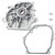 Mhrxusd Crankcase Side Cover Assembly Replacement for Predator 212 fit for Honda Engine and Power Equipment 5.5HP 6.5HP GX160 GX200