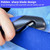 Portable Car Door Assist Handle for Elderly - 4-in-1 Auto Cane with Window Breaker, Seatbelt Cutter, and Anti-Slip Grip, 2-Pack, Supports up to 500 lbs (Blue)