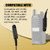 HELETUL IP65 Waterproof Two Way Radio Shoulder Mic Remote Walkie Talkie Handheld Lapel Speaker Microphone for Baofeng UV-9R Pro Plus GMRS-9R UV-9G UV-XR UV-5S BF-9700 BF-A58 GT-3WP (Orange)
