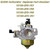 OEM-Spec GX390 Carburetor Tune Up Kit Replacement for Honda GX340 GX390 GX 390 Harbor Freight Predator 420cc 301cc 13HP 11HP Generator Lawnmower Engine Carb Replaces 16100-ZF6-V00 16100-ZF6-V01 ﻿