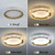 UOFUS 32W Gold LED Flush Mount Ceiling Light 15.7inch Modern Round Ceiling Light Fixture 3000K-6000K Super Bright Circle Ceiling Lamp for Bedroom Kitchen Bathroom Entryway Hallway Stairwell