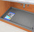 SIKADEER Waterproof Under Sink Mat 31" x 22" Kitchen Cabinet Liner Silicone
