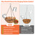 Legigo 3 Pack 10 Inch Metal Hanging Baskets for Plants Outdoor- Round Wire Hanging Planters Basket with Coconut Coir Liner, Hanging Flower Pot for Outdoor Plants Flowers Garden Decorations