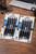 INC FORMA Retractable Ballpoint Pens - Black and Blue Ink, 1.0 mm Tip, Assorted Barrel Colors, Pack of 5”