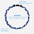 SUPBOMM Baseball Rope Necklaces, League Team Colors Braided Necklace, Baseball Team Gifts, Dodgers