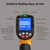 MOONASCEND 3992°F Infrared Thermometer，Triple Laser，50:1 for Kiln Forge