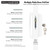 HILLMASTER Sliding Glass Door Handle with Mortise Lock and Key Cylinder,Patio Door Lock with Key Replacement Patio Door Handle Set Sliding Door Lock Fits 3-15/16" Screw Hole Spacing,Reversible Design